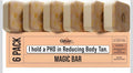 Original Magic Ghar Soap Sandalwood & Saffron Magic Bar For Reduce Tan (100 Gms Pack Of 6) | Paraben Free | Chandan & Kesar Bath Soap | Handmade Soaps For Glowing | Skin Brightening Soap For Men & Women