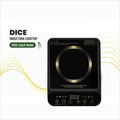 2000 W Induction Cooktop Touch Panel (Black, Dice)